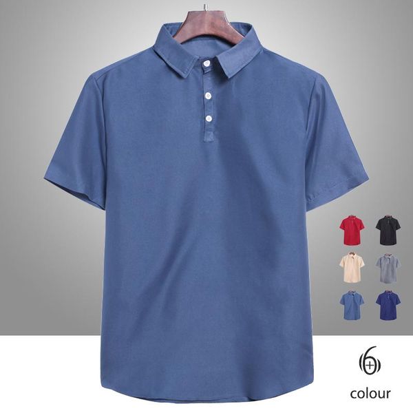 

men's casual shirts 2021 summer mens short sleeve shirt male retro linen blouse thin vintage tee man plus size solid color, White;black