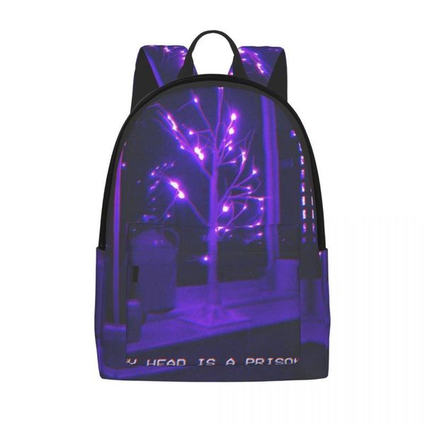 

backpack aesthetic backpacks team cyber y2k trending bag man woman student bags