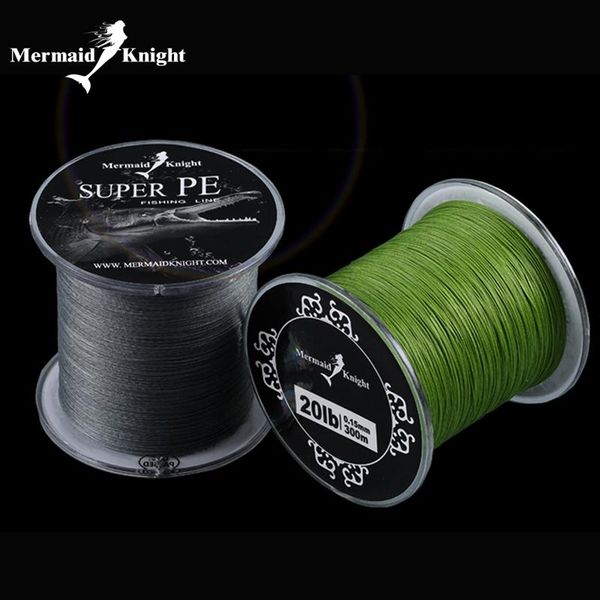 

mermaidknight 300m/500m 8 slick fishing line superline for pike carp coarse sea game match braid