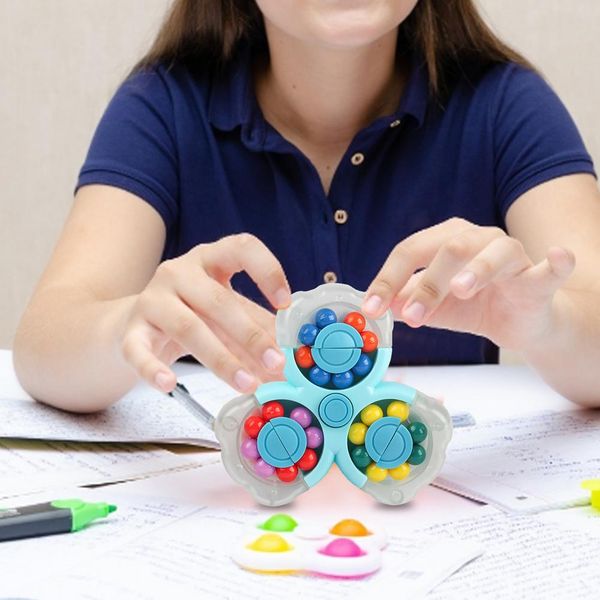

dhl children's creative decompression toy triangle beanball fluorescent educational