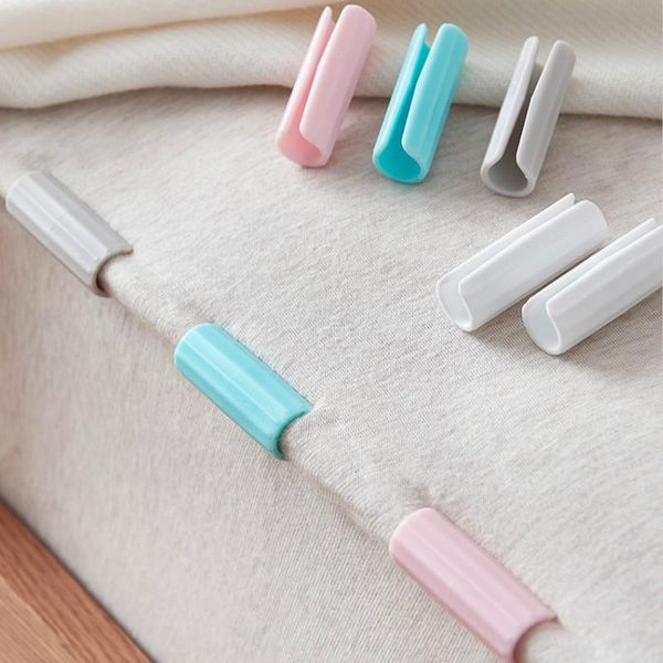 

clothing & wardrobe storage 12pcs bed sheet clips multifunction blanket cover holder fastener mattress gripper non-slip invisible fixing