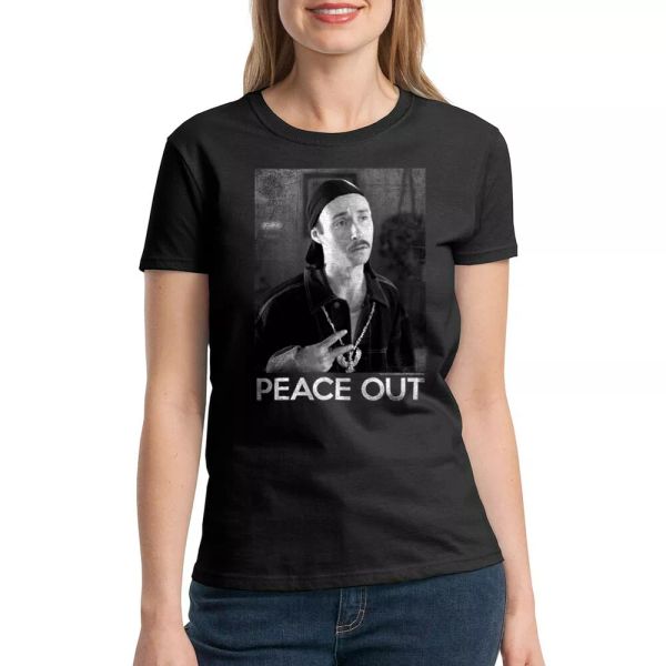 

napoleon dynamite peace out women's black t-shirt new sizes s-2xl, White;black