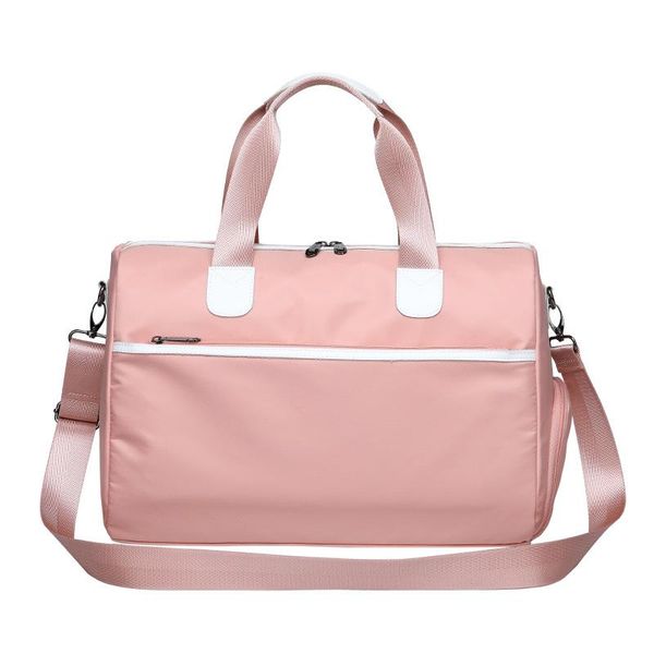 

duffel bags short trip net red hand travel bag women's minimalist waterproof large-volume wet and dry separation gym