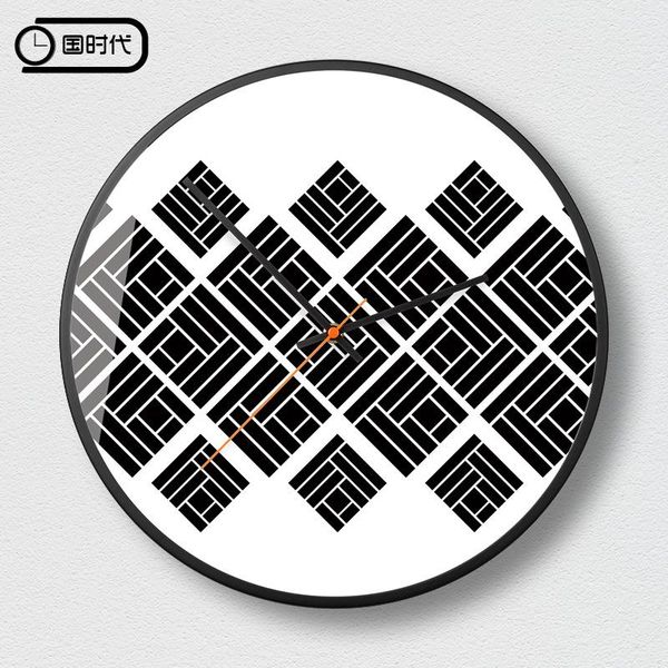 

wall clocks creative art luxury clock modern design simple bedroom metal kitchen klok fashion living room decoration 50zb