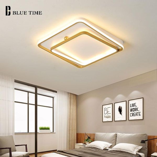 

ceiling lights gold frame led light for living room bedroom dining kitchen decor home indoor lighting modern lamps