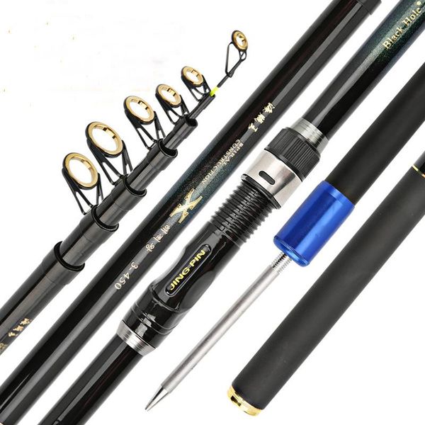 

99% carbon fiber fishing rod 1.8-3.6m short sea rods spinning pole boat