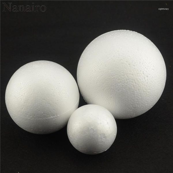 

christmas decorations 5pcs/lot 80mm modelling polystyrene styrofoam foam ball white craft balls for diy party decoration supplies gifts1