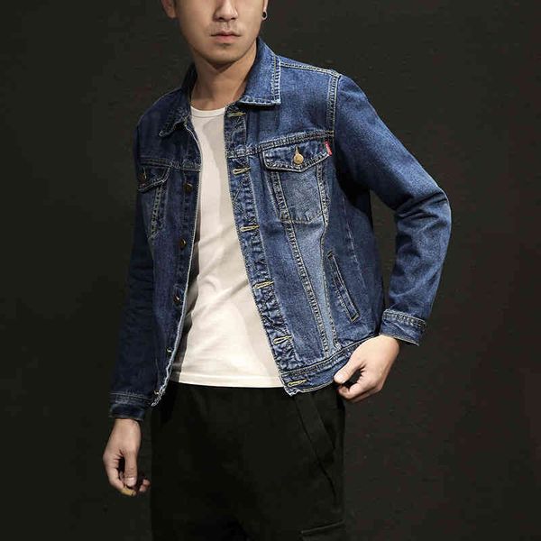 

men's jackets brand clothing men stretch skinny denim jacket button retro slim street wear motorcycle casual jeans ja, Black;brown