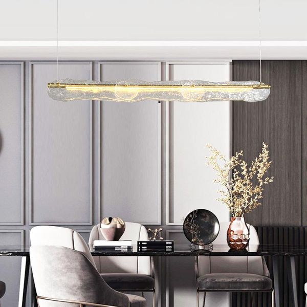 

modern led stone pendant lamp kitchen fixtures dining bar lumiere living room light lamps