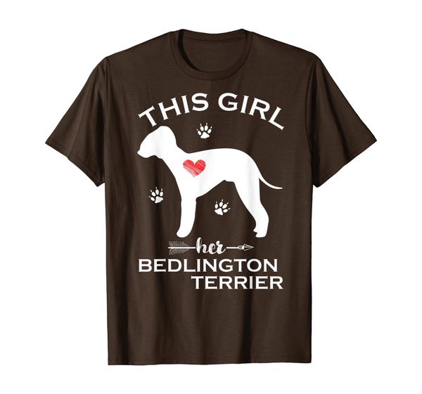 

This Girl Loves Her Bedlington Terrier Funny Pet Dogs Lover T-Shirt, Mainly pictures