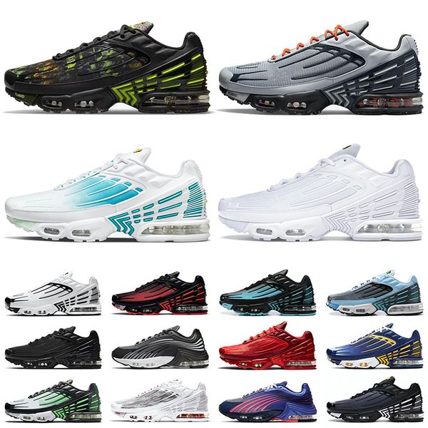 

tn 3 tuned iii sports tns plus 2 ii mens running shoes all black white green laser blue radiant red obsidian smoke grey men women fashion sn