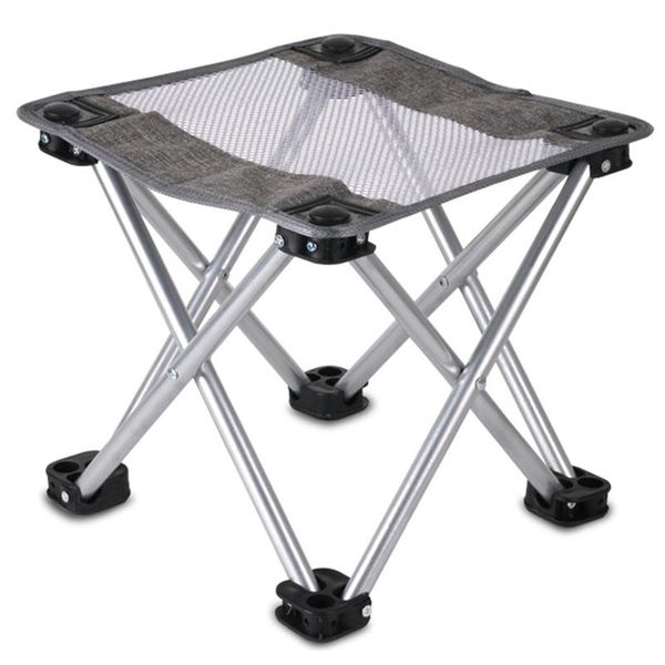 

outdoor retractable folding fishing chair stool portable stainless steel camping beach accessories