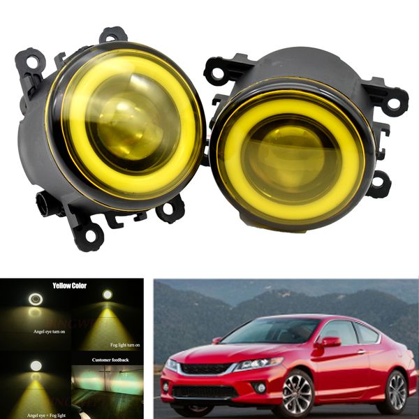 

2 pieces car styling led lamp fog light halo ring angel eye daytime running light drl 12v for honda accord 2008-2015