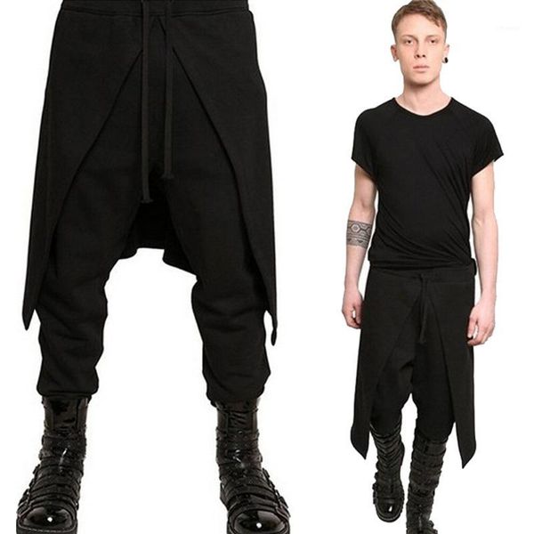 

men's pants medieval steampunk punk pirate renaissance gothic costume, Black