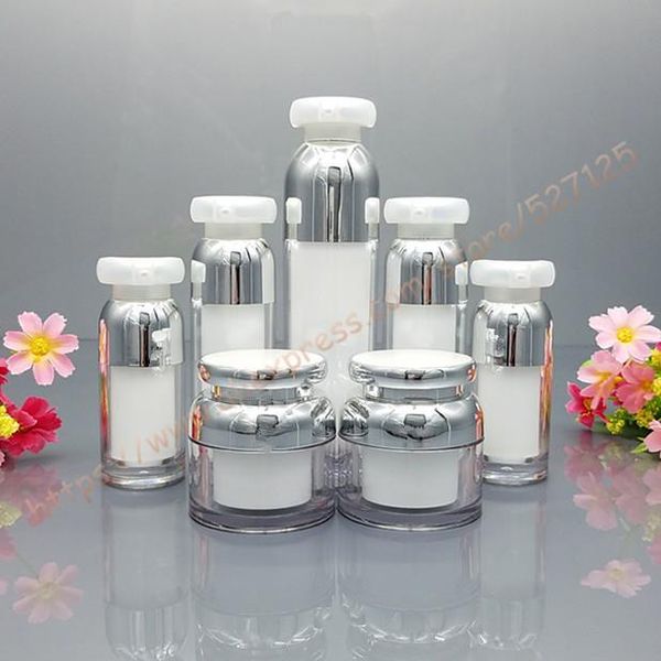 

storage bottles & jars grade cosmetics suit packing,30g/50g cream jar,15ml/30ml/50ml moisturizer/facial water/lotion/essential oil airle
