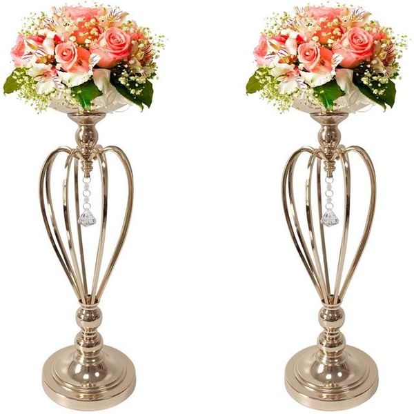 

candle holders 20pcs)metal holder stand wedding flower rack centerpiece event qq428
