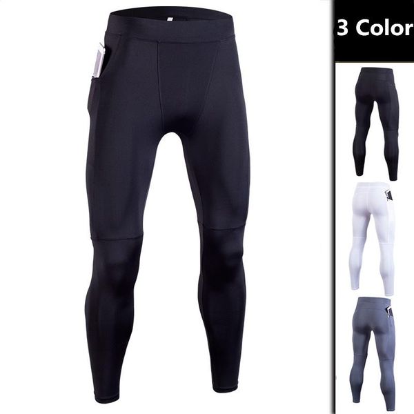 

sportswear pants for men running compression leggings quick dry yoga bottom training outdoors sports attire trouser, Black;blue