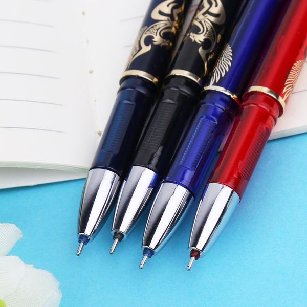 

gel pens 0.38mm erasable pen with blue red black refills school office stationery r66f