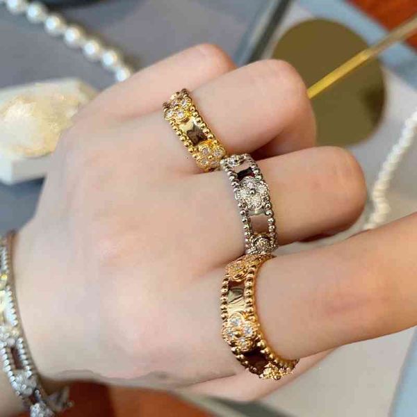 

band rings finger fanjia kaleidoscope 925 sterling silver plated 18k gold narrow female