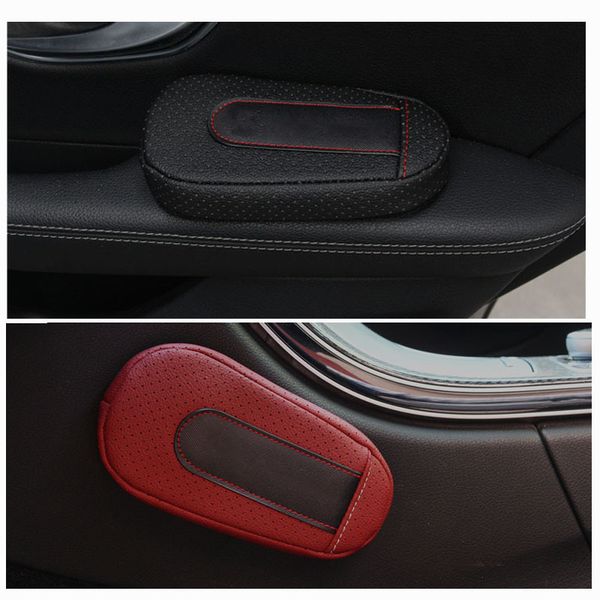 Cuscinetto per bracciolo per porta del ginocchio con cuscino universale in pelle per gamba automatica per tutti gli accessori Car Styling protettivo per veicoli