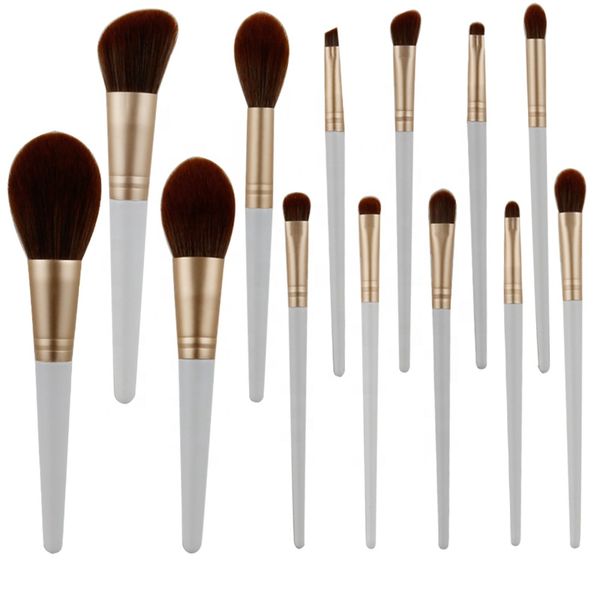 

makeup brushes 13pcs white handle makeup cosmetic
