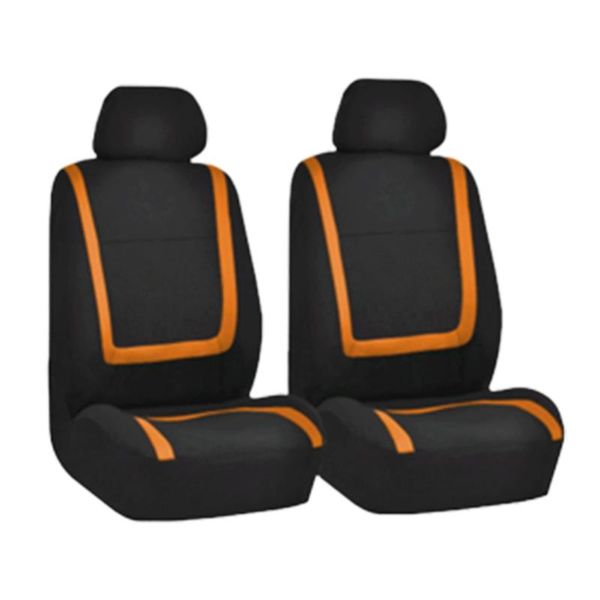

car seat covers 4 pcs cover universal auto thicken wear resistant protector mat interior accessory (orange)