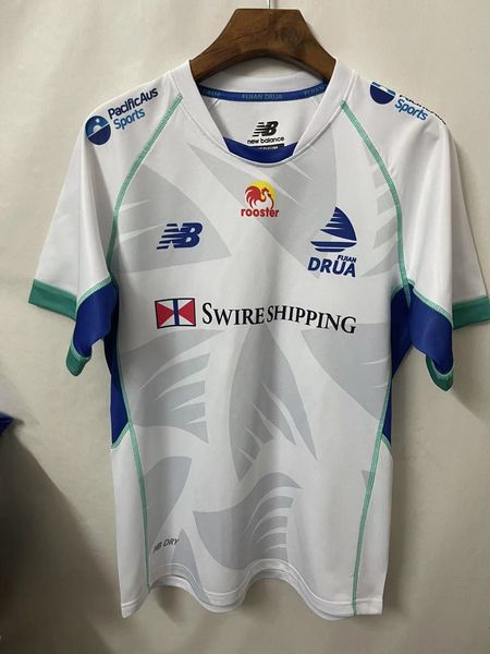 

2022/23 fiji drua away rugby jersey shirt size s--5xl, Black