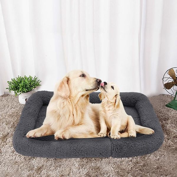 

warm kennel for small medium large dogs soft fleece nest dog mat fall winter damp-proof pet bed warming house kennels & pens