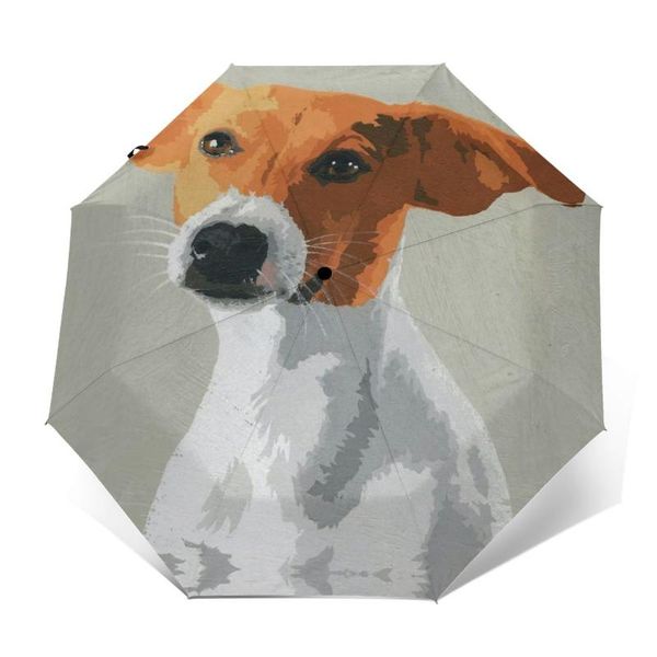 

umbrellas jack russell terrier umbrella auto protection charm art garden portable