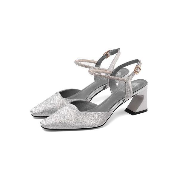 

big size simple sandals high heels women shoes woman summer ladies, Black
