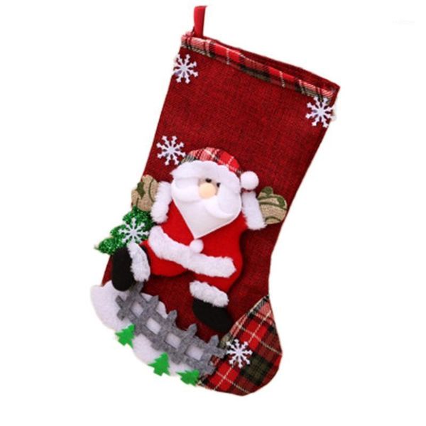 

christmas decorations hanging stockings decoration socks large decorative boot linen colorful tree ornaments