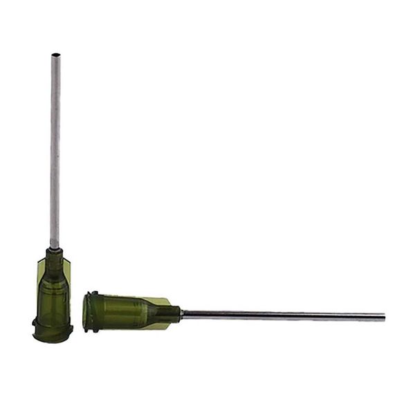 

2021 wholesale dispensing needle,w/ iso standard helix luer lock blunt tip 14 ga x 1-1/2" tip, 100 pcs