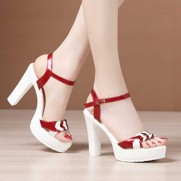 

high heels sandals women wedding shoes summer 2021 elegant platform sandals ladies office party sandals8ur5 y0714, Black