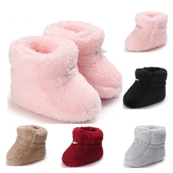 

baby shoes first walkers newborn shoe girls boys boot infant footwear moccasins soft toddler wear winter casual keep warm snow boots fur 0-1