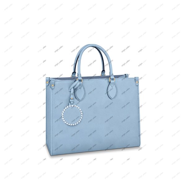 

onthego handbags tote bags m45321 crossbody women leather designer handbag female large capacity shopping shoulder bag fashion messenger pur