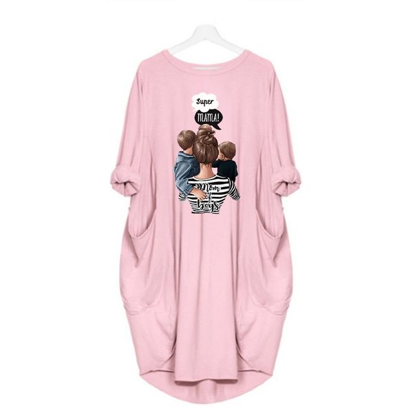 

women summer casual dress plus size clothing mom wife lady loose pockets holiday dresses 4xl 5xl clothes for women, Black;gray