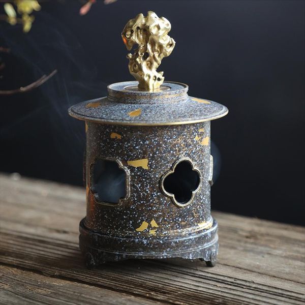 

indoor incense burner set pure copper tower creative incienso quemador interior decoration ej50ib fragrance lamps