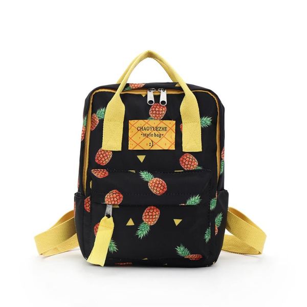 

backpack woman trendy pineappl printing travel girls campus style leisure minimalist teenage preppy #lr5