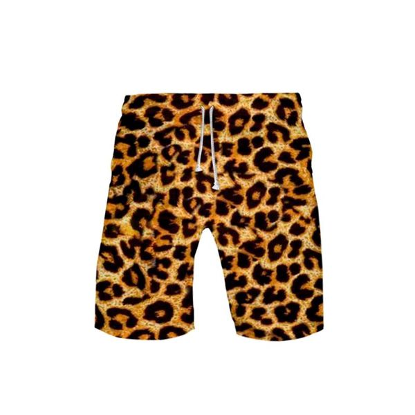 

harajuku cool summer leopard print animals beach shorts men/boys fashion personality handsome men's sport suit, White;black