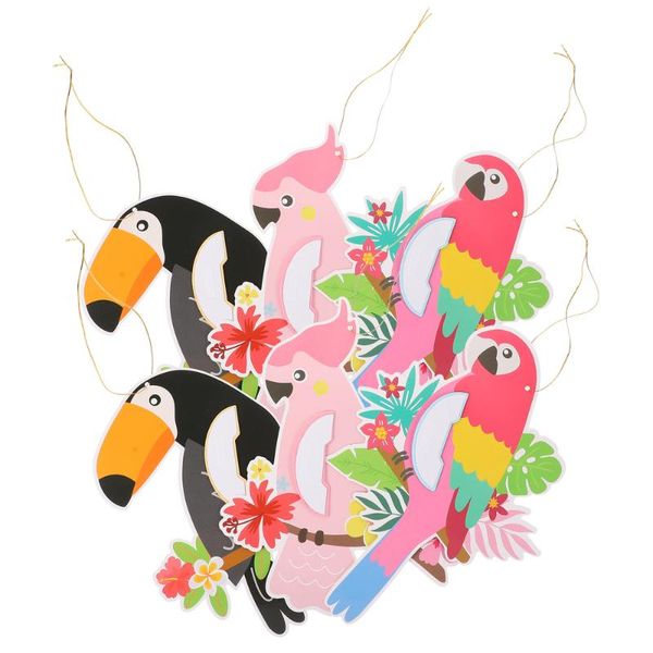 

charms 6pcs creative balcony pendant bird decoration hummingbird festival ornament, Bronze;silver