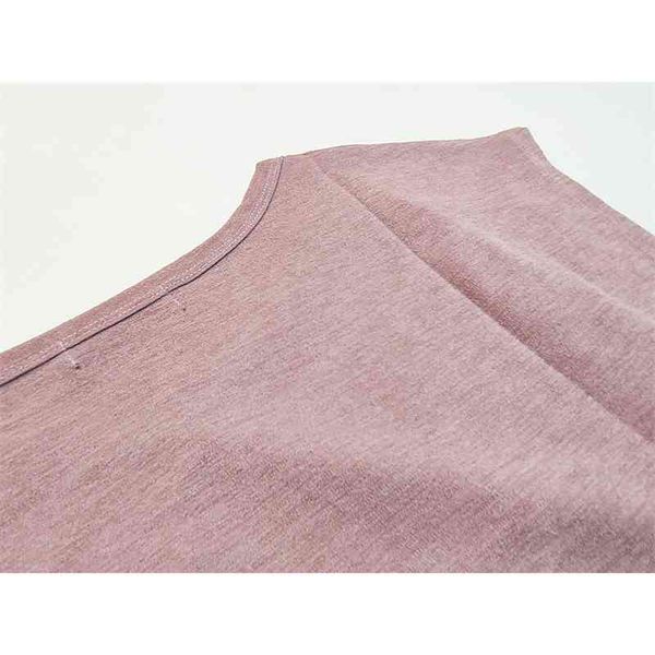 

pink short half sleeve round neck solid loose urban leisure women's pullover t-shirt, White;black
