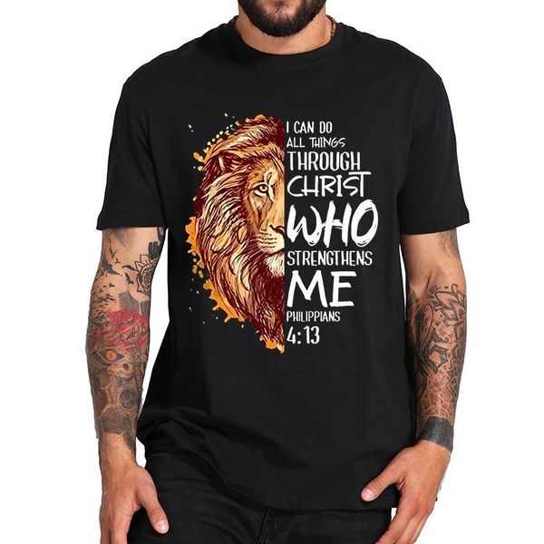

men's t-shirts lion t-shirt, White;black