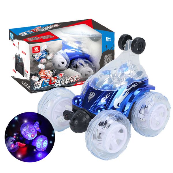 

electric/rc car children's stunt dumper 360 degree rotation light music dance automatic demonstration electric remote control car toys