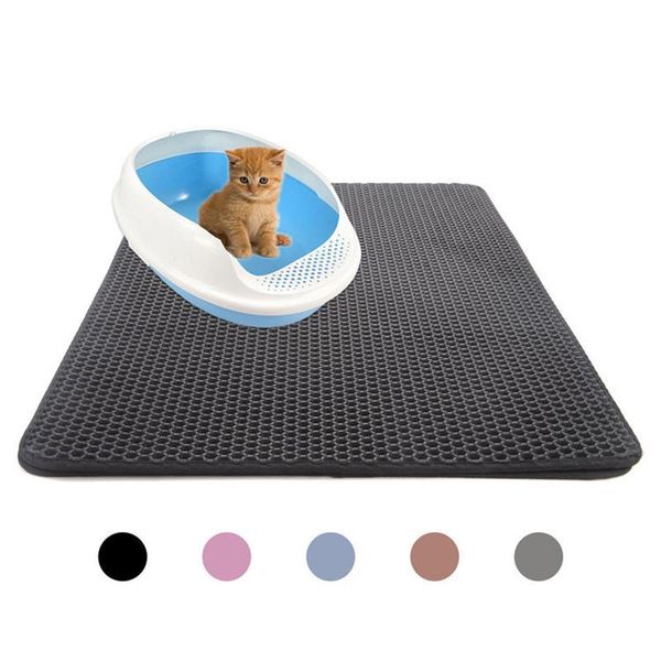 

cat beds & furniture pets cats litter mat bed house floor portable double layer waterproof home products