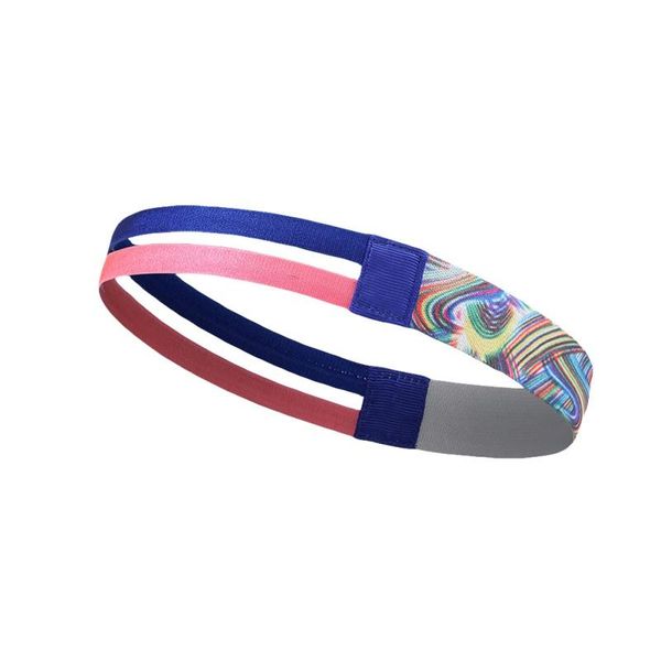

women breathable anti-slip elastic sweatband yoga running cycling headscarf outdoor sports men hair bands sport headband, Yellow;black
