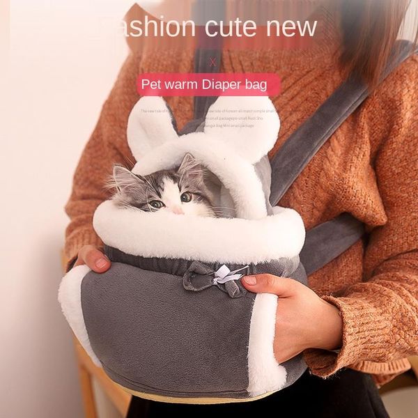 

cat carriers,crates & houses backpack for going out indoor nest integrated cute japanese and korean style supplies bag