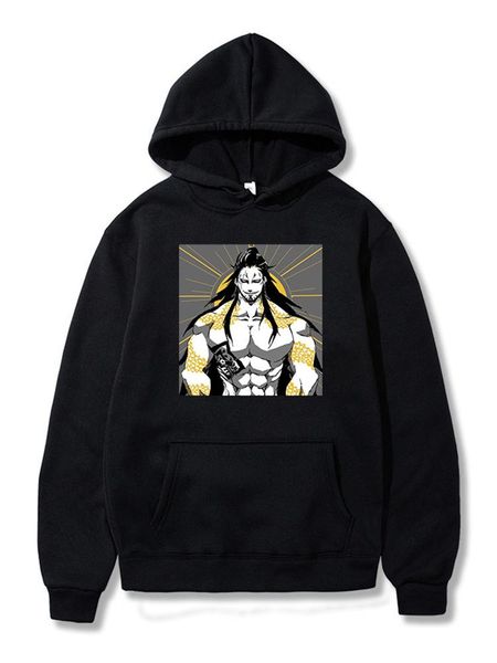 

men's hoodies & sweatshirts anime record of ragnarok hoodie woman fashion solid fleece hip hop hoody male brand casual clothes, Black