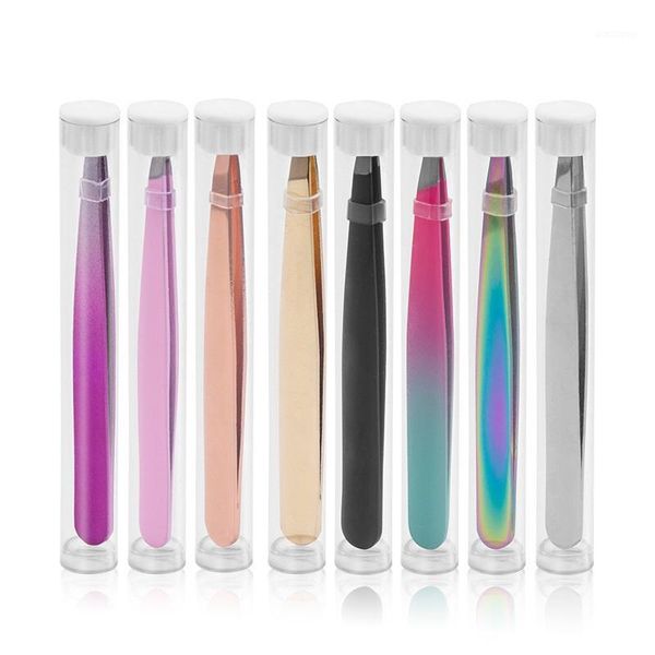 

eyelashes tweezers for lash extension stainless steel eyebrow tweezer high precision professional nail makeup tools & stencils1