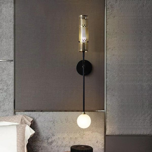 

wall lamp nordic creative led modern bedroom bedside lights corridor iron sconce light fixtures vanity mirror wandlamp