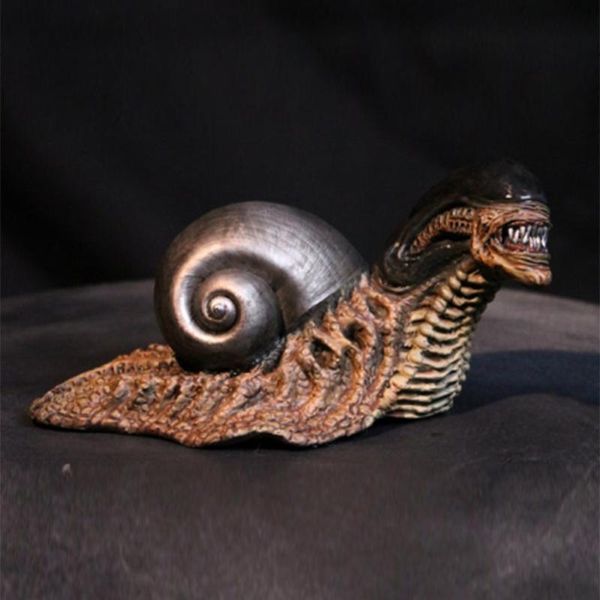 

alien snail statue figure statues model doll collection birthday gifts long garden home decoration dc112 novelty items